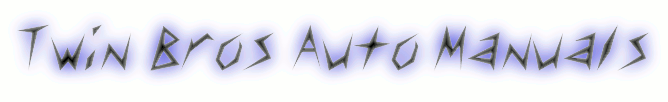 twin bros auto manuals logo